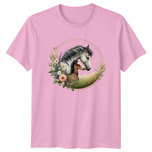 Stute und fohlen - fohlen, t-shirt