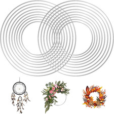 18 Stück Metallringe Basteln