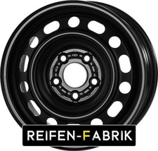 4x Stahlfelgen für Fiat