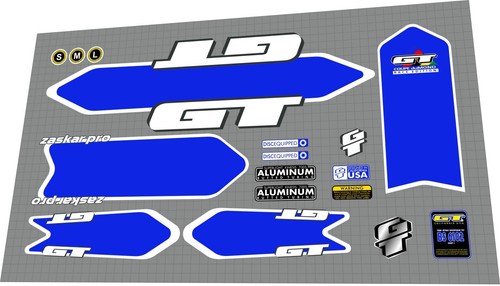 2004 zaskar pro decal set - pro,