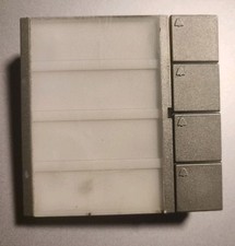 Siedle TM 611 -04 TM Tasten Modul Sprechanlage Vario Silber Klingeltaster