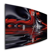 BM Wanduhr 44 cm x 22 cm