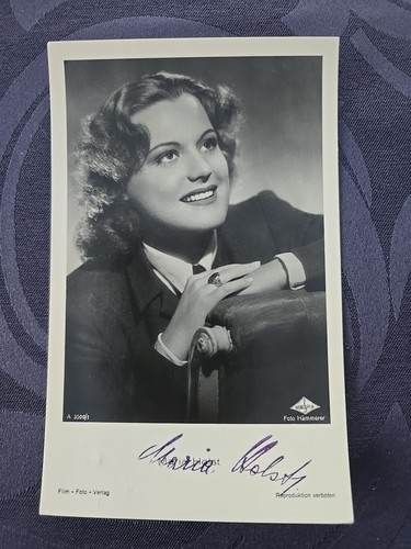 Maria holst autogramm signiert - maria,