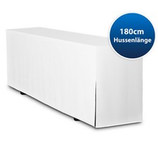 Biertischhussen 180cm (kurz) Premium nur Tisch Festzeltgarnitur waschbar