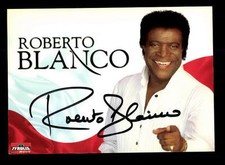 Roberto Blanco Autogrammkarte Original Signiert ## BC 87371