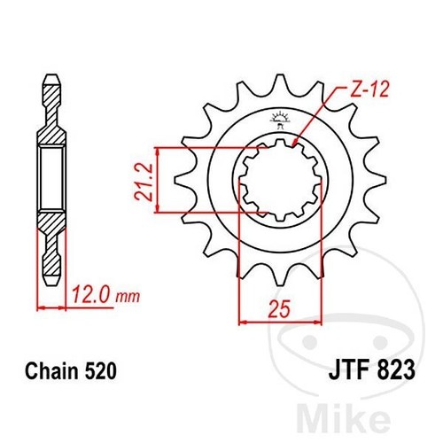 Ritzel für husaberg 650 - husaberg,