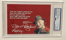 ROBERT ENGLUND AUTO SIGNED Nightmare On Elm Street - Freddy Krueger PSA DNA