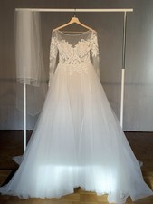 Hochzeitskleid A-Linie mit