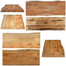 Tischplatte Baumkante Holztischplatte Ersatz Holz Platte Möbelplatte Holzplatte