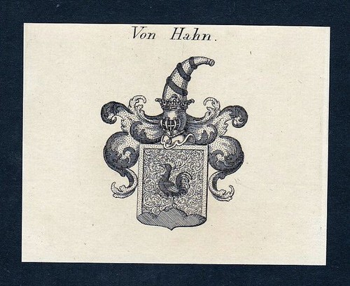 1820 hahn hane wappen adel - 1820,