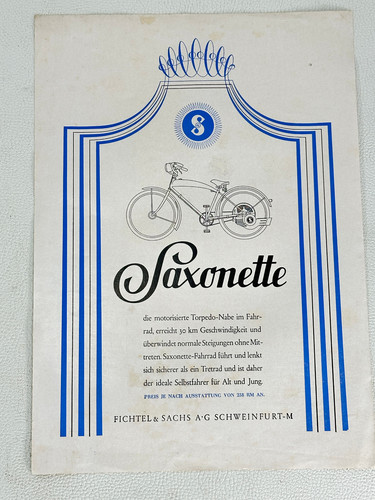 Fichtel sachs saxonette - &,