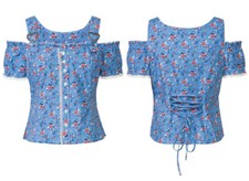 Damen Trachtenbluse Bluse