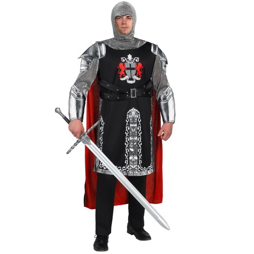 Herren ritter cape tunika - ritter,