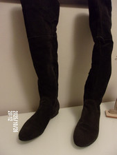 HÖGL  Overknee  Stiefel  Wildleder  Gr.38 Anthrazit