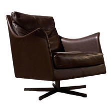 Flexform Sessel Boss Leder Pelle 2 Braun