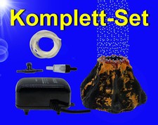 Aquarium Deko kleiner sprudelnder 🐟 VULKAN ➕ LUFTPUMPE 🐟 Dekoration Zubehör
