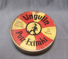 alte Blechdose UNGULIN Putz-Extrakt Sidol-Werke Köln mit Teil- Inhalt Ungulin