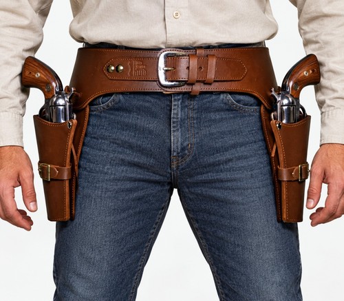 Doppel pistolenholster gürtel - pistolenholster,