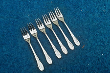 WMF Luxemburg, 6 Kuchengabeln , Cromargan NEUWERTIG UNBENUTZT