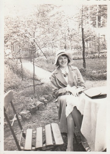 Vintage foto schöne frau - frau, in