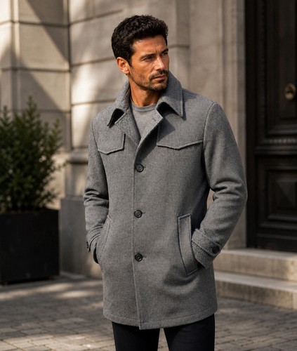 Herren mantel cinque - cinque, gr.l-52