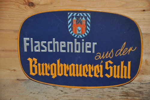 Altes brauereischild - altes,