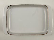 Arzberg Gretsch Graufond Butterplatte 17x11 cm P-1882