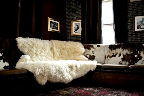 Sheepskin rug natural sexto - rug,