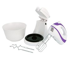 Handmixer-Set mit Rührschüssel Handrührgerät Mixer 300W Royalty Line HMS-250T.3
