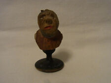 Alter Vintage Italien geschnitzter Holz Flaschenverschluss ANRI Damen #C
