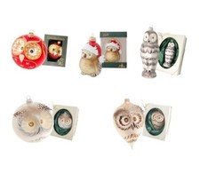 Krebs Glas Lauscha Eulenmotive