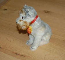 Steiff Foxterrier Rattler 17 cm Halsmechanik Replica 1930 Mohair