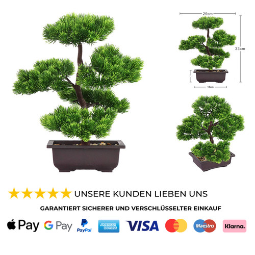 Künstlicher bonsai baum - künstlicher, bonsai-baum