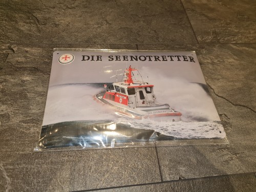 Blechschild seenotrettungsboot - blechschild,