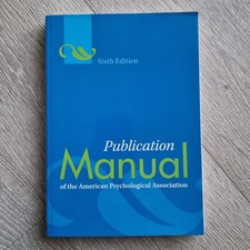 Publication manual of the