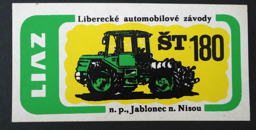 Werbe aufkleber liaz - liaz, st