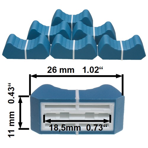 Sifam faderkappen 5mm - 6x, 18,5mm