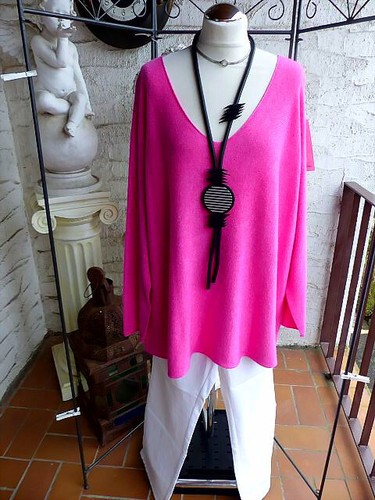5251 les freres pulli rose - les,