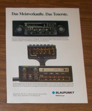 Seltene Werbung BLAUPUNKT ESSEN STEREO CR & BERLIN 8000 Autoradios 1980