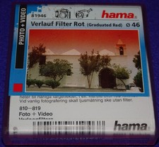 Hama Verlauf Filter rot - 46 mm