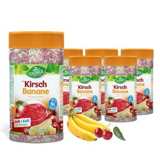 KING GEORGE Kirsch Banane KiBa Instant Teegetränk 6 x 400g Ergibt ca 4L pro Dose