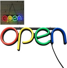 LED Open Geöffnet Schild