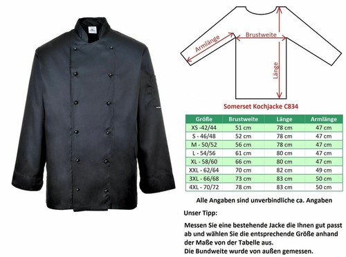 Kochjacke bäckerjacke - kochjacke,