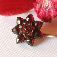 Granat Reversnadel um 1900