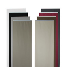 Flächenvorhang 2er Set blickdicht einfarbig Schiebegardine Gardine Raumteiler Pa