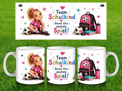 Schulkind tasse mädchen - tasse,