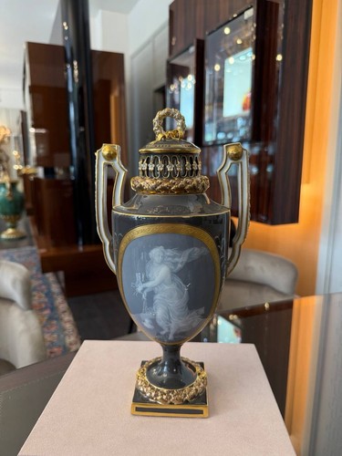 Meissen vase mit pate - meissen, sur