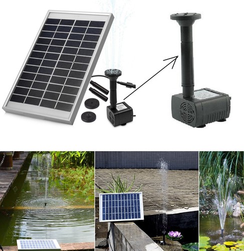 12w 190l solarpumpe - 190l/h,