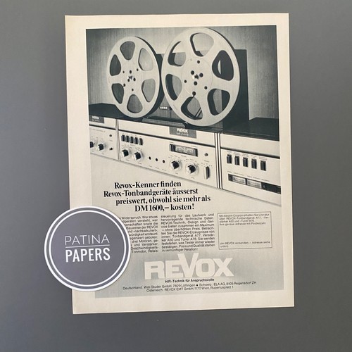 1970 revox tonbandgerät hifi - 1970,