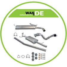 Komplette Auspuffanlage ab Kat Opel Mokka (J13) 1.4i Turbo 140 PS Auspuff